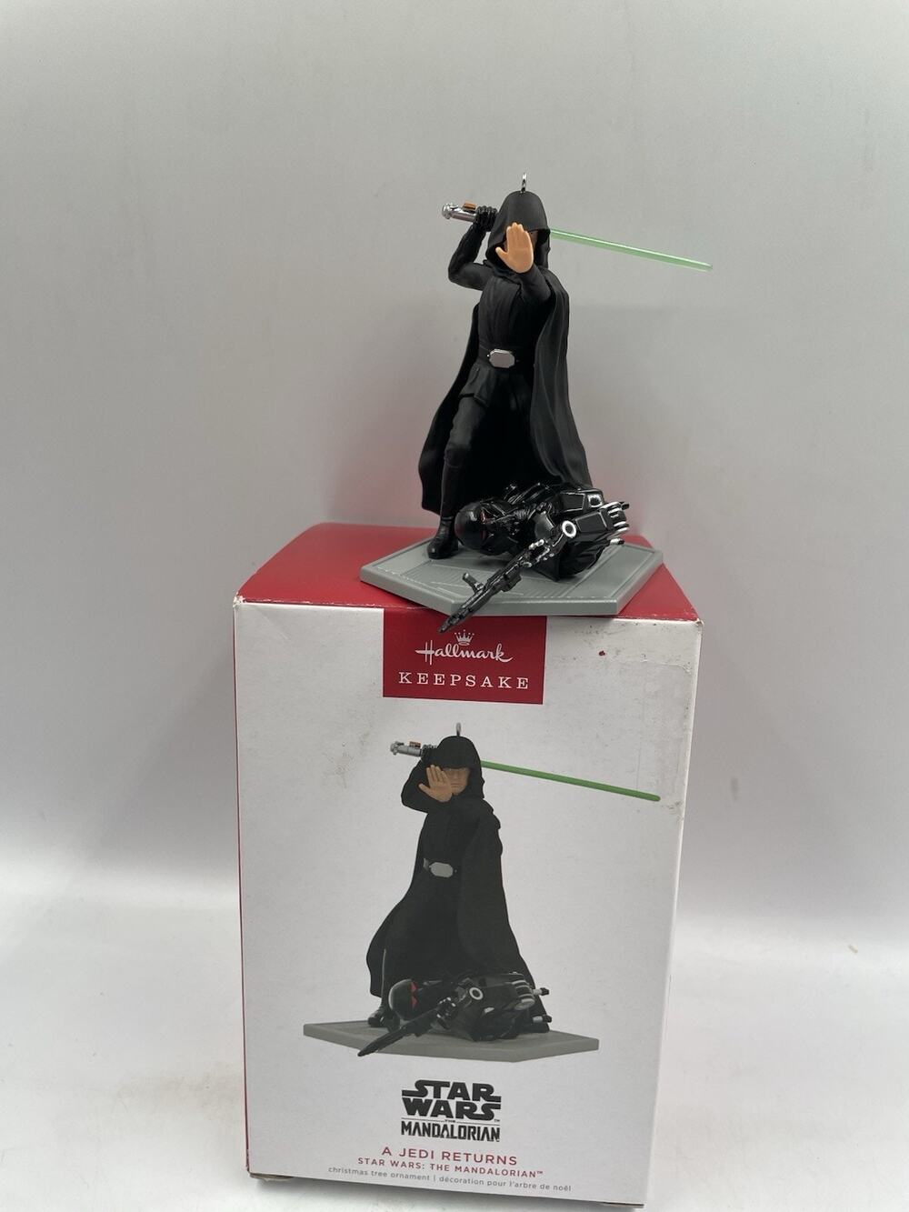 Hallmark Ornament 2022 New Star Wars Mandalorian A Jedi Returns Disney